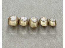 キャンアイドレッシー 長岡店(Can I Dressy)/ゴールドニュアンスネイル