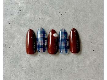 ニアウネイル(niau nail.)/チェックネイル