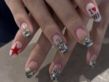 シェル トウキョウ(SHELL TOKYO)/海外ネイル 迷彩ネイル