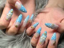 10本長さだしに持ち込みデザイン