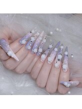 ルミ(Lumi)/ロングチップアートやリ＋パーツ