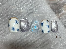 インクお花ネイル