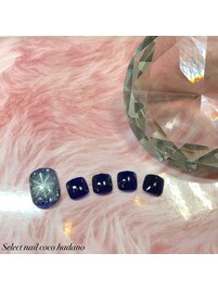 11&12月フット　雪の結晶