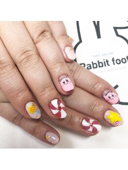 ネイルサロン ラビットフット(Rabbit foot)/痛ネイル☆8980円