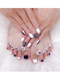 147番☆10番☆ハーフネイル