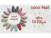 ココネイル 六十谷店(coco Nail)の雰囲気（大人気！！マグネットネイル☆キラキラで可愛い☆）