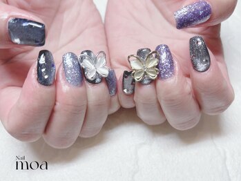 モア(moa)/蝶パーツ 新所沢 ネイル