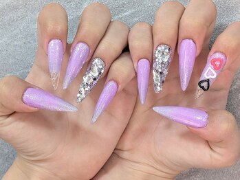 リ イノ ネイル ダツモウ(Re:ino)/パープルグラデ♪