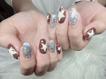 ビルドアップビューティー(Build Up Beauty)/星のネイル