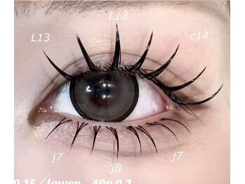 キキ(Kiki)の写真/目元くっきりフラットラッシュで華やかで可愛い目元に仕上げます！ナチュラルなのに目元はくっきり