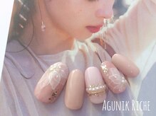 アグニークリッシェ(Agunik Riche)/【フラワーネイル】