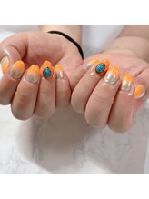 ブラン(blanc)/ミラー×オレンジグラデーション