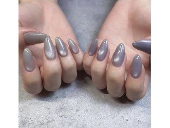 《姪浜》うる艶マグネットネイル