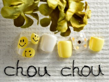 ネイルアンドアイラッシュスタジオ シュシュ(chouchou)/フットネイルニコちゃん