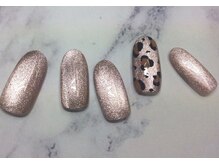 ネイルサロン ジェイ(Nail Salon J)/マグネットネイル豹柄アート