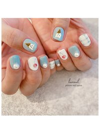 しろくまアイス×さくらんぼ