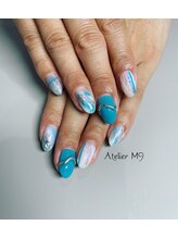 ホームサロンアトリエ エムナイン(Home Salon Atelier M9)/大人summer nail