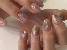 アイネイルズ 天神今泉店(I-nails)/【misa.s】ちぐはぐニュアンス