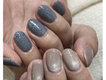 カルフールノア 綾瀬店(carrefour Noa)/ワンカラー＆マグネットネイル