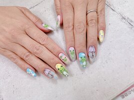 カエルデザインネイル