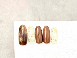 ラメクリアネイル