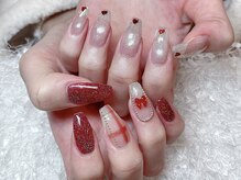 レアネイル 新宿(le'a nail)/ハートホロネイル