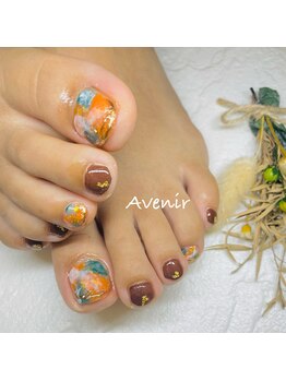 フット4本アート