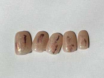 アイネイルズ 梅田店(I nails)/ちゅるんカラーピンクホイル