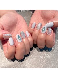 水色ワンカラー×マグネット