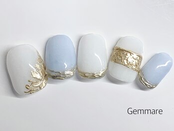 ハワイアン風ネイル