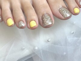 フットワンカラー　ひまわり