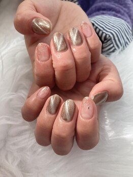 はあとねいる 水戸千波店/マグネットネイル