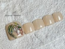 ジャスタネイルズ(JUSTA NAILS)/定額デザイン シンプル　フット