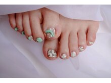 ネイル フライガール(nail FLY GIRL)/ニュアンスとアニマルネイル♪