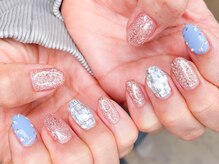 エムズ アイラッシュ アンド ネイル(M's)の雰囲気（フラッシュ・マグネットや定額デザイン,持ち込みも大歓迎です♪）
