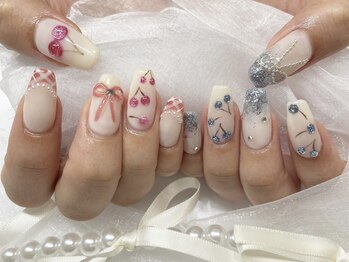 フィオレネイル(fiore nail)/さくらんぼネイル