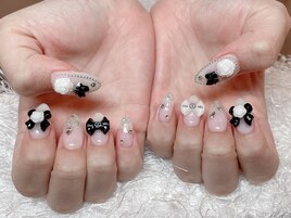 ゴージャスリボンネイル