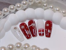 きらきらネイルサロン/クリスマスデザイン/冬ネイル