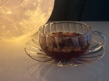 施術後はホッと一息つける漢方ティーをお出ししています。