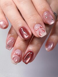 10月トレンドマグリボンネイル