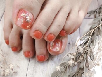 メルナチュールガーデン 大橋駅前店(Mere Nature Garden)/【FOOT】持ち込みアート￥10480