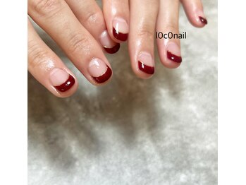 ロコネイル(Loco Nail)/フレンチ(ラメライン有)