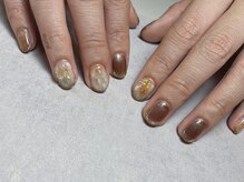 エレガネイル(elega nail)/マグネット×ブライダルネイル