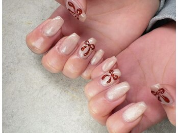 ナナネイル(7.Nail)/ぷっくりリボンアート
