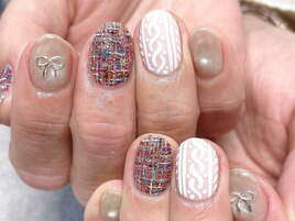 Eツイードニットネイル11980円