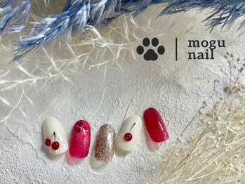モグネイル(Mogunail)/3.4月定額A/さくらんぼネイル