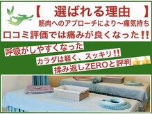 妙手整体院の雰囲気（筋肉にアプローチ→笑顔で帰っていく整体院）