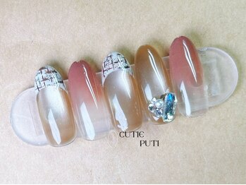 キューティプティ 池袋東口店(Cutie puti)の写真/【初回オフ無料/何度でも同価格♪】選べるゴージャスコース¥9500♪チップ長さ出しも10本+¥5000でOK!!