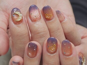 メルシー ネイル(mercii nail)の写真/《トレンド×季節のデザイン》フォルムにも徹底的にこだわり美爪にお仕上げ♪文字入れOK！推し活にも◎