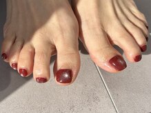 ソリッドカラー(solid color)/foot nail